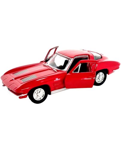 Метална кола Welly -  Chevrolet Corvette 1963, 1:34 - 2